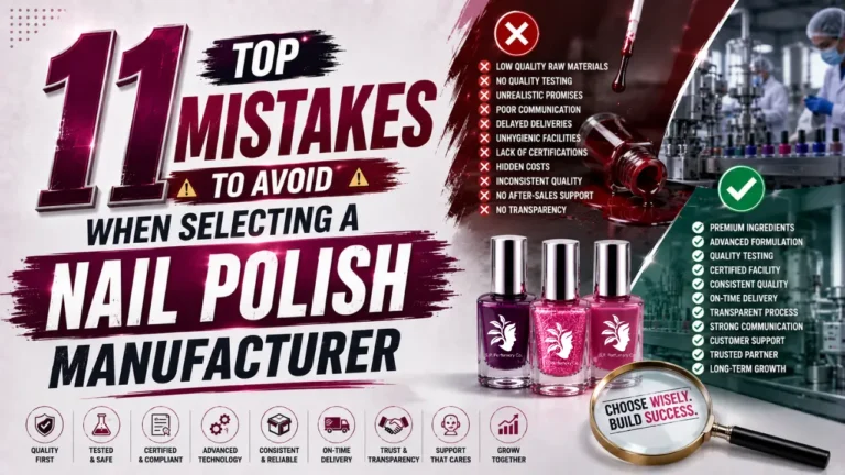 11 Top Mistakes to Avoid When Selecting a Nail Polish Manufacturer