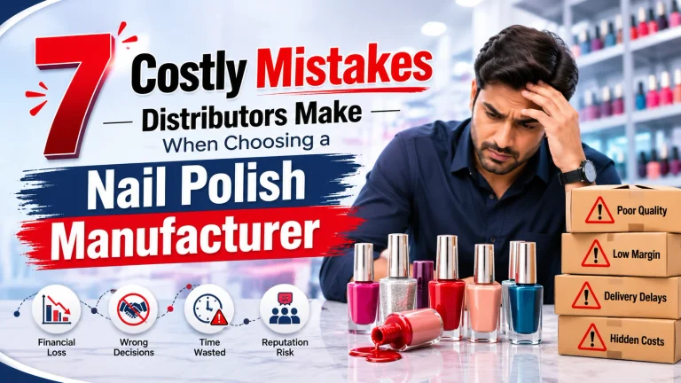7 Costly Mistakes Distributors Make When Choosing a Nail Polish Manufacturer